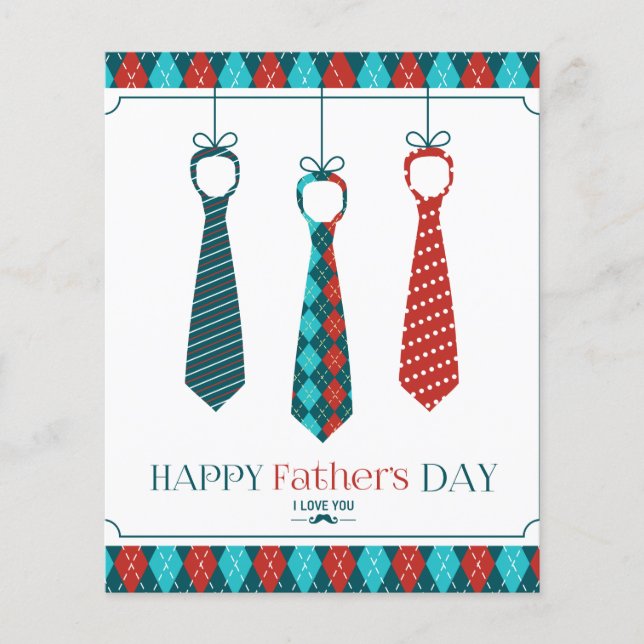 Der glückliche Vatertag (Vorderseite)