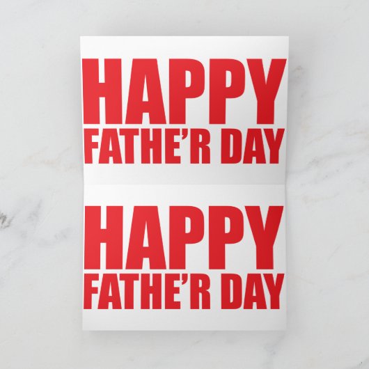 Der glückliche Vatertag (Innenseite)