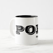 Der glückliche Vatertag, 2006, POP Zweifarbige Tasse (Vorderseite Links)