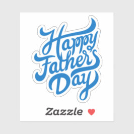 Der glückliche Vatertag Aufkleber