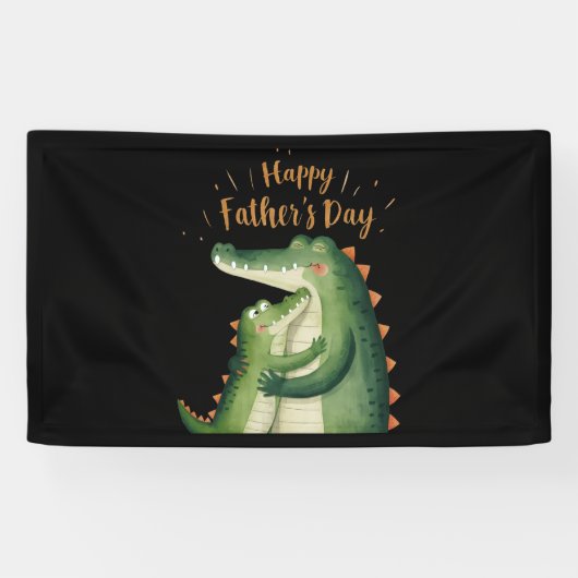 Der glückliche Vatertag Banner (Horizontal)