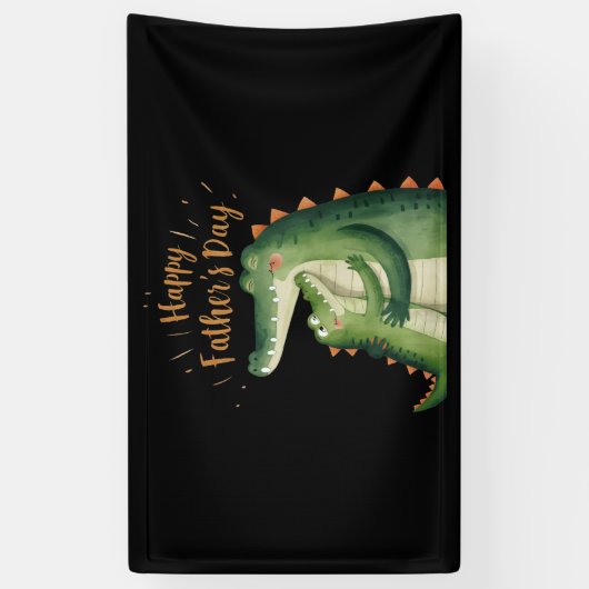 Der glückliche Vatertag Banner (Vertikal)