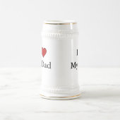 Der glückliche Vatertag Bierglas (Mittel)
