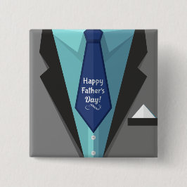 Der glückliche Vatertag Button