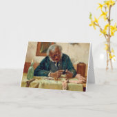 Der glückliche Vatertag - das richtige Gleichgewic Karte (Gelbe Blume)