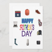 Der glückliche Vatertag Einladung (Vorne/Hinten)