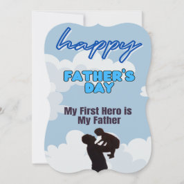 Der glückliche Vatertag Einladung