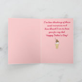 Der glückliche Vatertag: Eistüte Karte (Innenseite)