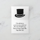 Der glückliche Vatertag Feiertagskarte (Innenseite)