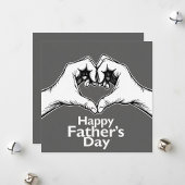 Der glückliche Vatertag Feiertagskarte