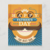 Der glückliche Vatertag Flyer (Vorne)