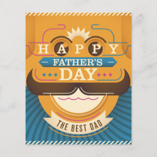 Der glückliche Vatertag Flyer