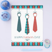 Der glückliche Vatertag Flyer (Einzeln)