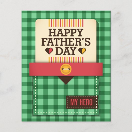 Der glückliche Vatertag Flyer (Vorne)