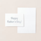 Der glückliche Vatertag Folienkarte (Anzeige)