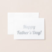 Der glückliche Vatertag Folienkarte (Vorderseite mit Umschlag)
