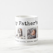 Der glückliche Vatertag | Foto-Raster für Schreibm Kaffeetasse (Mittel)