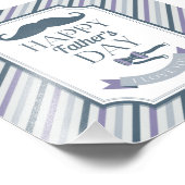 Der glückliche Vatertag Fotodruck (Ecke)