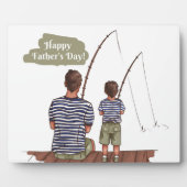 Der glückliche Vatertag Fotoplatte (Vorderseite)