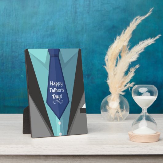 Der glückliche Vatertag Fotoplatte (Seite)