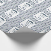 Der glückliche Vatertag Geschenkpapier (Ecke)