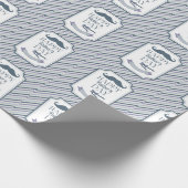 Der glückliche Vatertag Geschenkpapier (Ecke)