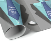 Der glückliche Vatertag Geschenkpapier (Rolleneckpunkt)