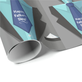 Der glückliche Vatertag Geschenkpapier