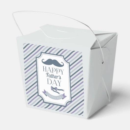 Der glückliche Vatertag Geschenkschachtel (Rückseite)