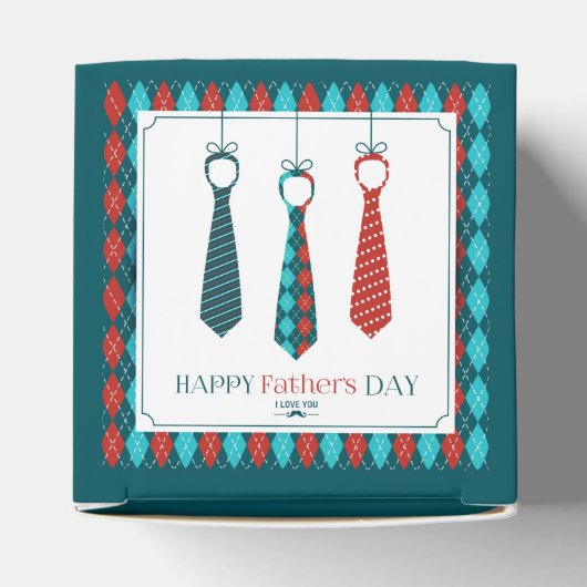 Der glückliche Vatertag Geschenkschachtel (Oben)
