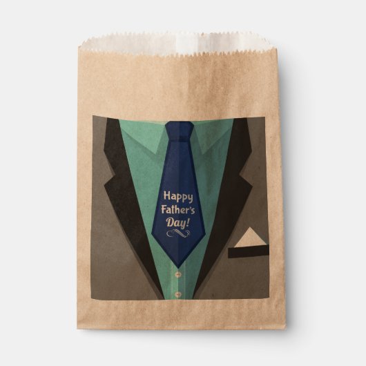 Der glückliche Vatertag Geschenktütchen (Vorderseite)