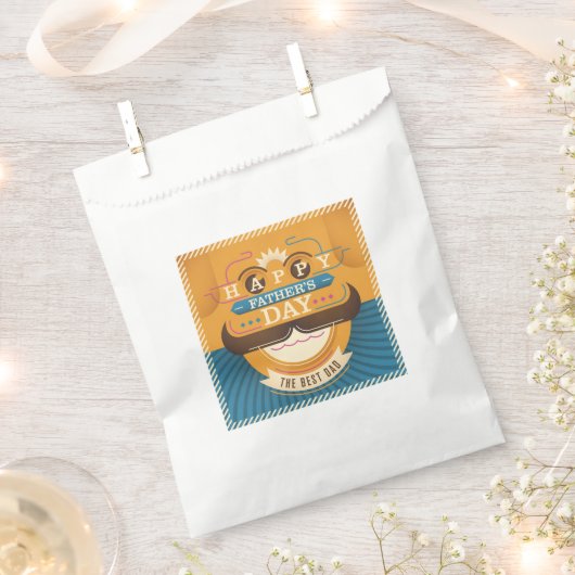 Der glückliche Vatertag Geschenktütchen (Ausgeschnitten)