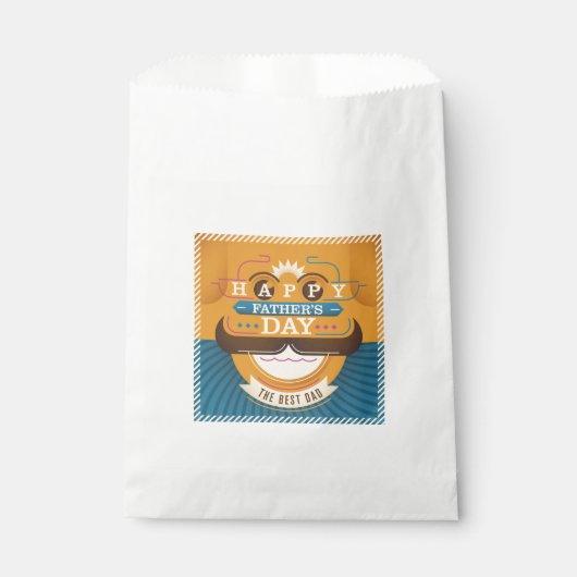 Der glückliche Vatertag Geschenktütchen (Vorderseite)