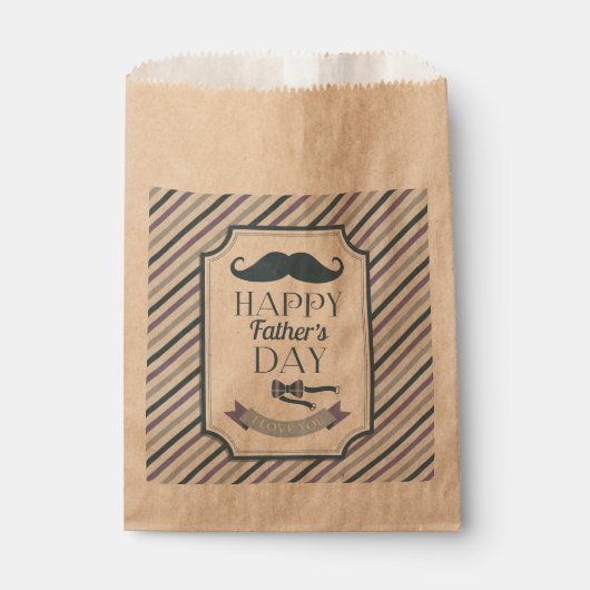 Der glückliche Vatertag Geschenktütchen (Vorderseite)