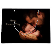 Der glückliche Vatertag Große Geschenktüte (Vorderseite)
