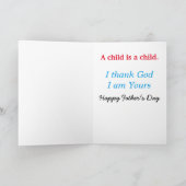 Der glückliche Vatertag ist anpassbar Karte (Innenseite)