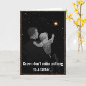 Der glückliche Vatertag ist anpassbar Karte (Gelbe Blume)