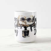 Der glückliche Vatertag Kaffeetasse (Mittel)