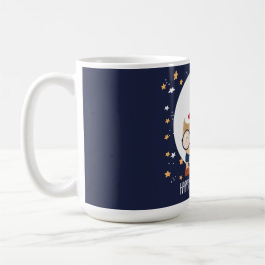 Der glückliche Vatertag Kaffeetasse (Links)
