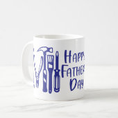 Der glückliche Vatertag Kaffeetasse (Vorderseite Links)