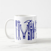 Der glückliche Vatertag Kaffeetasse (Links)