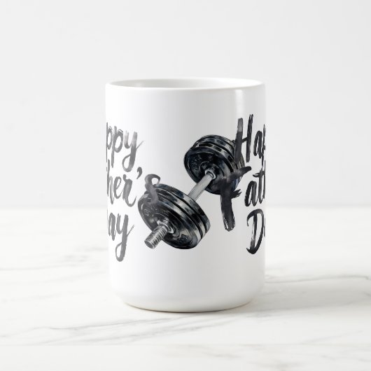 Der glückliche Vatertag Kaffeetasse (Mittel)