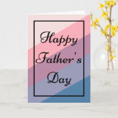 Der glückliche Vatertag Karte (Gelbe Blume)