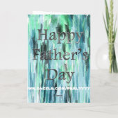 Der glückliche Vatertag Karte (Rückseite)