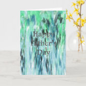 Der glückliche Vatertag Karte (Gelbe Blume)