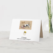 Der glückliche Vatertag! … Karte (Rückseite)