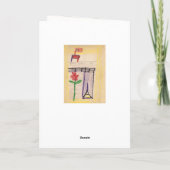 Der glückliche Vatertag Karte (Rückseite)