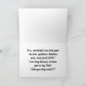 Der glückliche Vatertag Karte (Innenseite)