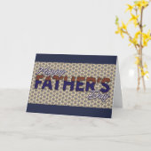 Der glückliche Vatertag Karte (Gelbe Blume)