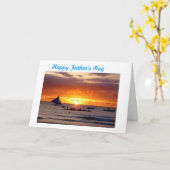 DER GLÜCKLICHE VATERTAG KARTE (Gelbe Blume)